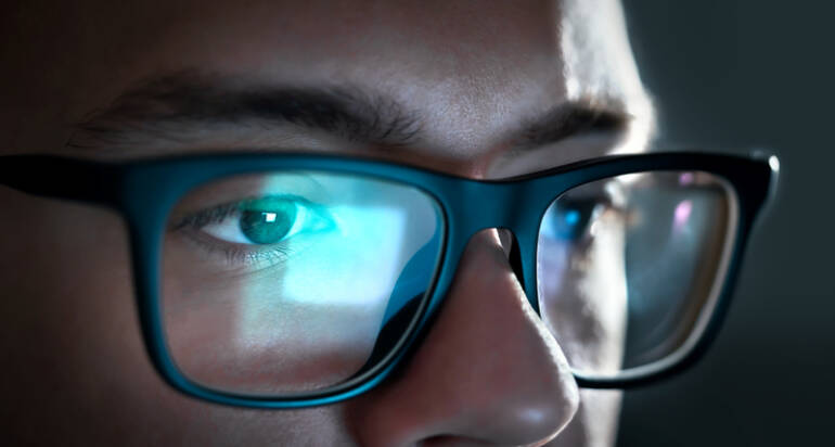 Blue light protection glasses
